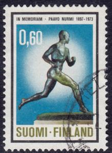 Finland - 1973 - Scott #542 - used - Sport Running Paavo Nurmi