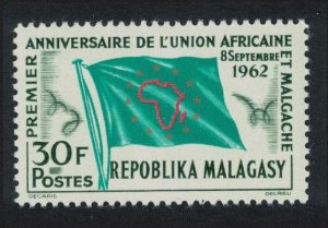 Malagasy Rep. Union of African and Malagasy States 1962 MNH SG#47