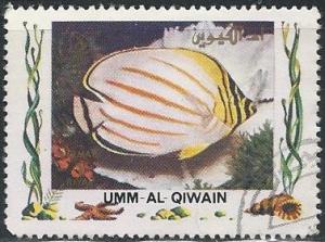 Umm al Quwain (used cto) 1r triggerfish