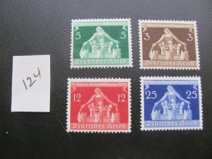 Germany 1936 MNH SC 473-476  SET  VF/XF 20 EUROS (124)