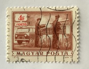 Hungary 1973 Scott J273 used - 4 Ft,  Rural mail delivery