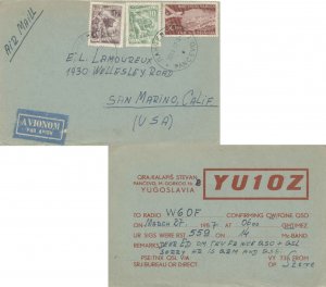 Yugoslavia 17D Livestock Raising and 10D Fruitgrowing with 30D Dubrovnik Air ...