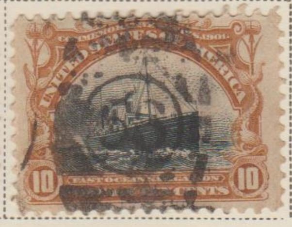 U.S. Scott #298-299 Pan-American Stamps - Used Set