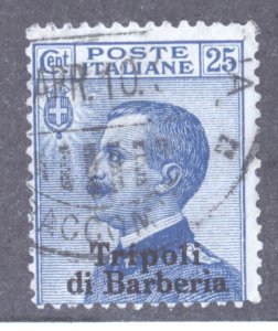 Italy Offices- Africa, Tripoli, Scott #6, Used