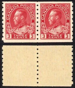 Canada SG258b 3c Carmine Die II Very Fine U/M (MNH) Unitrade Cat 625