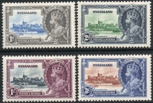 NYASALAND-1935 Silver Jubilee Set Sg 123-126 MOUNTED MINT V37851