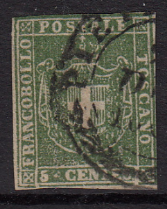 Tuscany, cancelled, no evidence of use, (14), See the special description