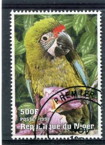 Niger 23.07.1998 EXOTIC BIRD PARROT 1 value Fine Used VF