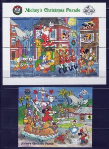 Grenada Grenadines 1021-1023 MNH Disney Mickey's X-Mas Parade ZAYIX 0824L0009