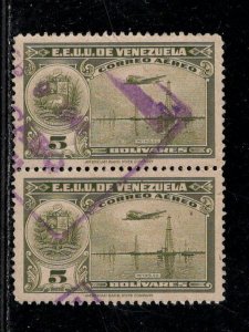 VENEZUELA SC#C254 PAIR FVF/U