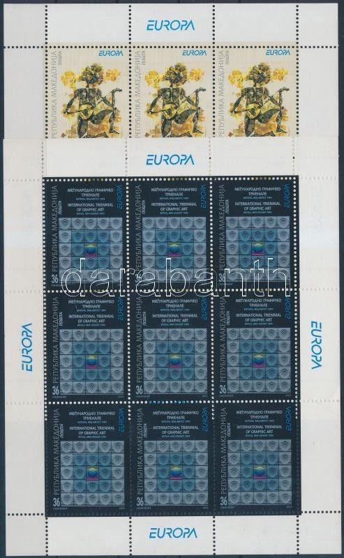 Makedonien stamp Europa CEPT minisheet set 2003 MNH Mi 279-280 WS188890