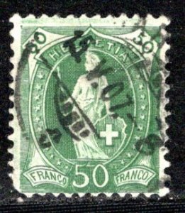 Switzerland Scott # 109a, used