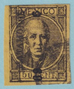 MEXICO 62a  USED - NO PERIOD AFTER 50 - NO FAULTS VERY FINE! - TRM