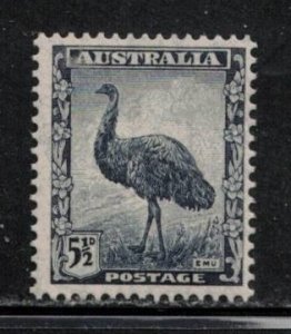 AUSTRALIA Scott # 196 MH - Bird - Emu