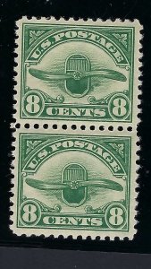 *C4 PAIR, EXTREMELY FINE, NEVER HINGED, SCOTT $70