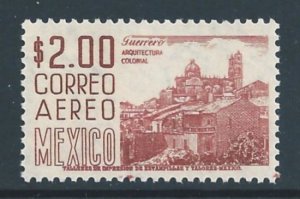 Mexico #C220Hj NH 2p Guerrero, View of Taxco Type 1 - Perf 11