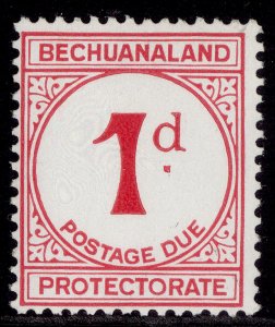 BECHUANALAND PROTECTORATE QEII SG D5a, 1d carmine, NH MINT.