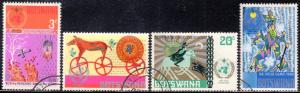 Botswana - 1973 IMO/WMO Centenary Set Used SG 304-307