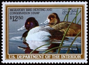 United States Hunting Permit Stamp Scott RW56 (1989) Mint NH VF, CV $21.50 C