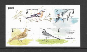 BIRDS - FINLAND #1608 S/S MNH