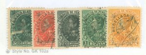 Venezuela #150-1/153-5 Unused