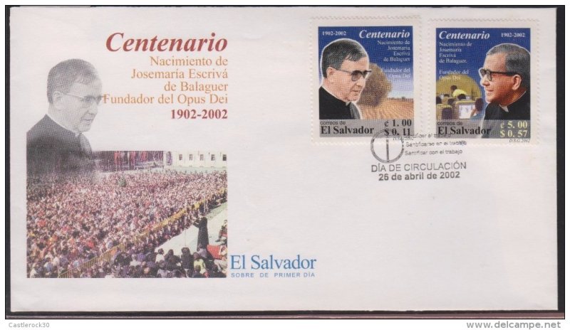 O) 2002 EL SALVADOR, FOUNDER OPUS DEI JOSE MARIA ESCRIVA - G