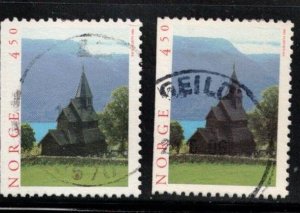 NORWAY Scott # 1120 Used x 2