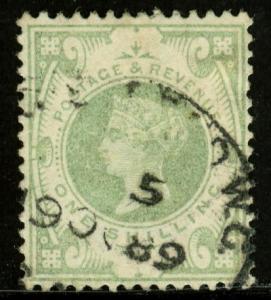 Great Britain # 122 Used VF Light 90 CDS cancel Cat. $ 70