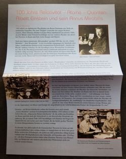 Germany Albert Einstein 2005 Scientist Physic Formula (postcard FDC) *see scan