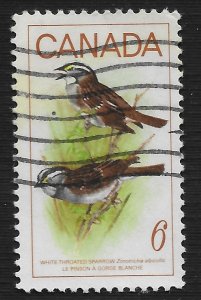 Canada #496 6c Birds - White-throated Sparrows