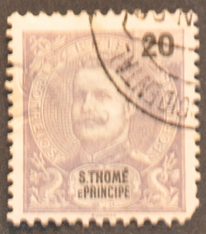 DYNAMITE Stamps: St. Thomas & Prince Islands Scott #44 – USED