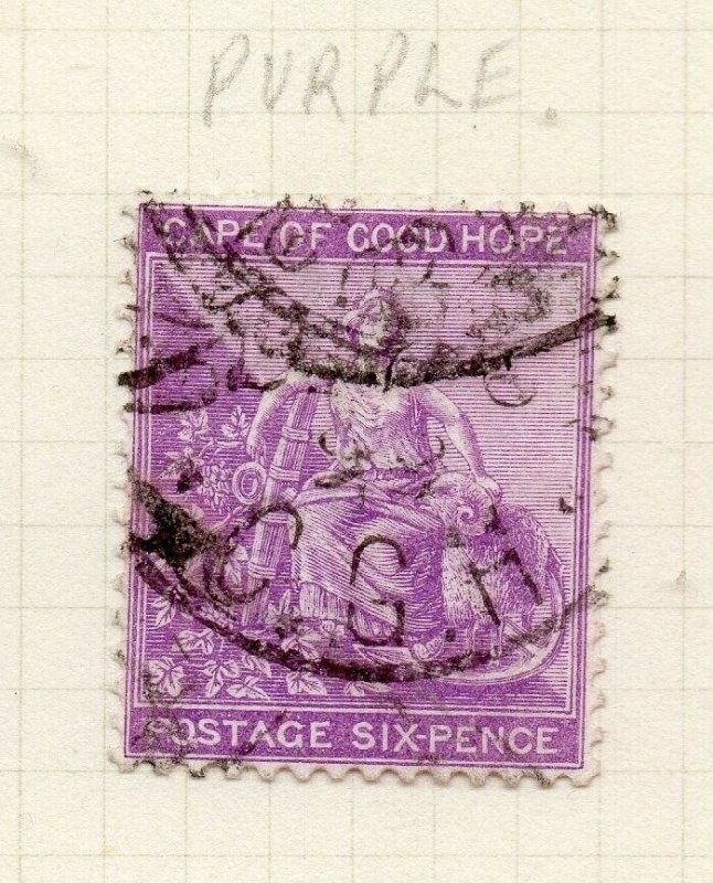 Cape of Good Hope 1884 Early Issue Fine Used 6d. 284474