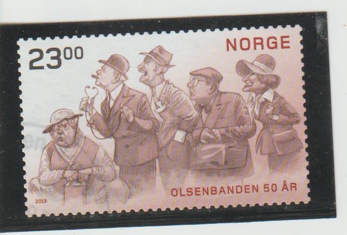 Norway  Scott#  1874  Used  (2019 Olsen Gang Movies)