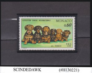 MONACO - 1976 INTERNATIONAL DOG SHOW 1V MNH