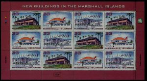 Marshall isl. 669 MNH m/s Buildings SCV8