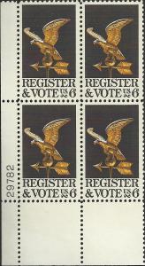 # 1344 MINT NEVER HINGED REGISTER AND VOTE
