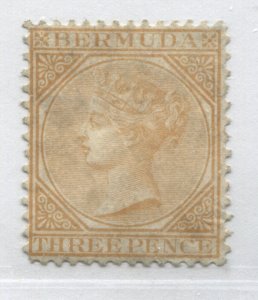 Bermuda QV 1882 3d mint no gum