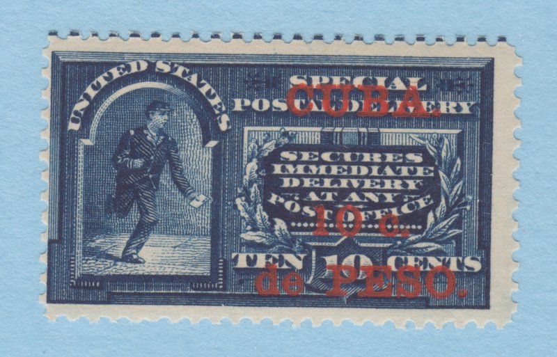 Cuba Sc E1 MNH. 1899 10c Special Delivery w/ red overprint for use in Cuba