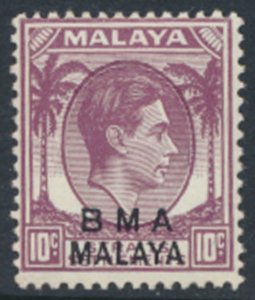 Straits Settlements SG 8a Type I SC# 262 * ordinary MNH OPT BMA see details