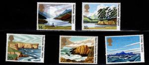 Great Britain Scott 945-949 MNH** landscape set 1981