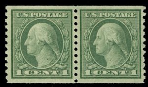 US #490 SUPERB mint hinged, PAIR,  extremely well centered,  SUPER NICE!
