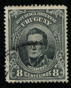 ARTIGAS, National Symbols, 1910, 8 centesimos, Uruguay, YT #190 (Т-6562)