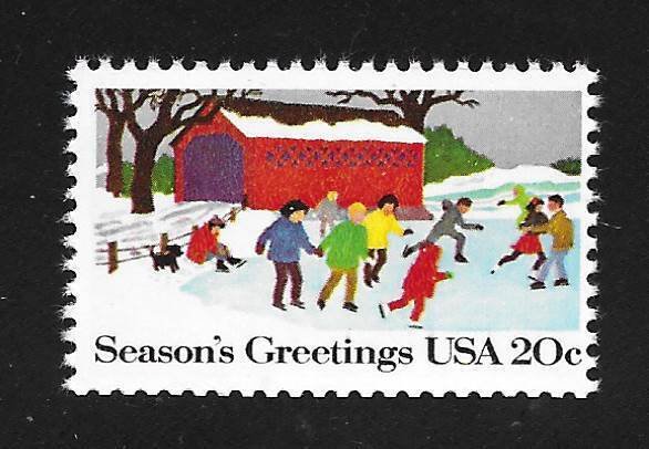 SC# 2029 - (20c) - Children Skating, MNH single