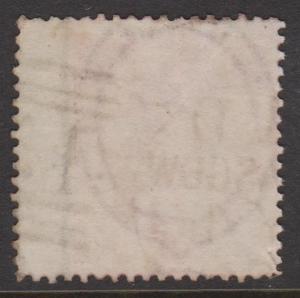 Great Britain 1857 QV 4d Rose Sideface Sc#26 Used Huge Wing Margin Glasgow Cxl