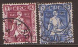 Ireland  SG136/137 used