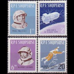 ALBANIA 1965 - Scott# 816-9 Space Flight Set of 4 NH