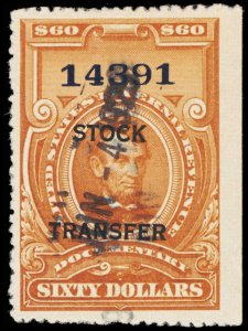 U.S. REV. STOCK TRANSFER RD21  Used (ID # 111602)
