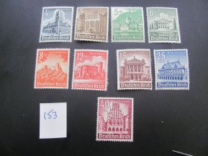 Germany 1940 MNH SC B177-185 SET VF/XF 40 EUROS (153)