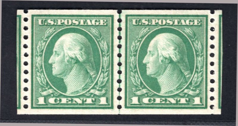 SCOTT #490 MINT LINE PAIR - XF-Superb-95-OGnh - w/PSE Cert SMQ $175 (LB 5/22/23) 