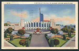 1934 Chicago World's Fair Postcard - Chicago Century of Progress Station Cancel